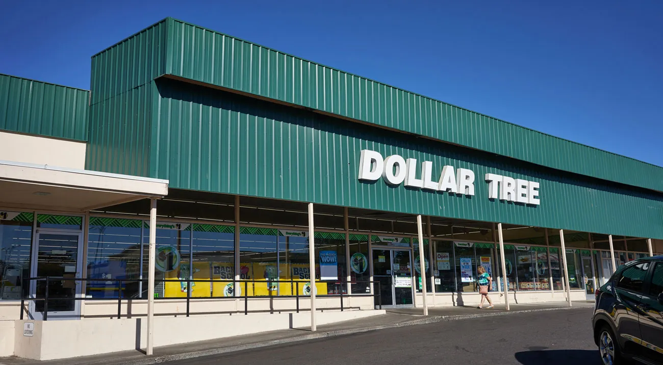 Dollar Tree Store Interior
