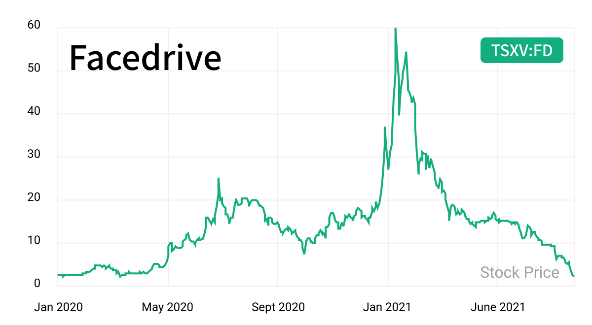 facedrive stock crashes