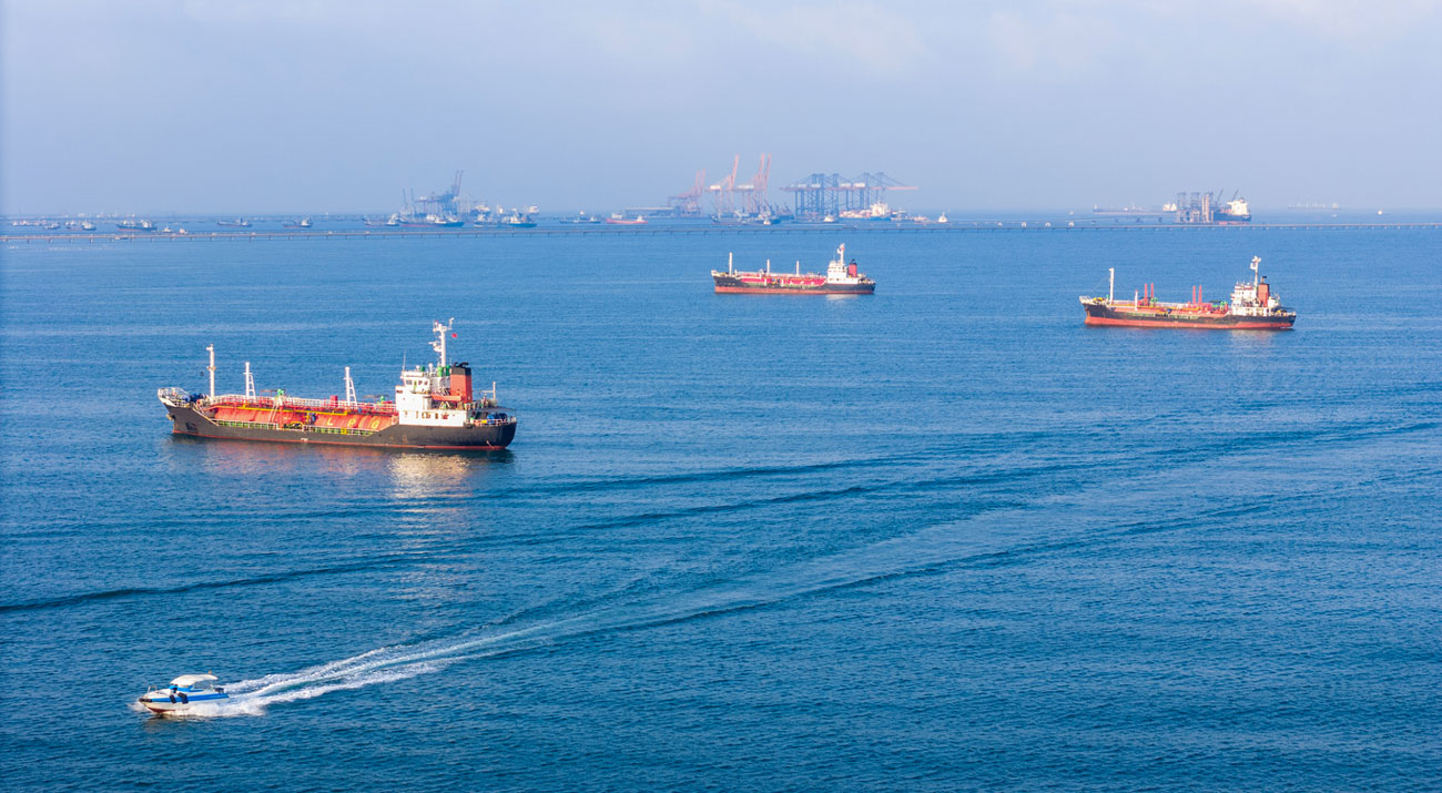 Oil Tankers In The Strait