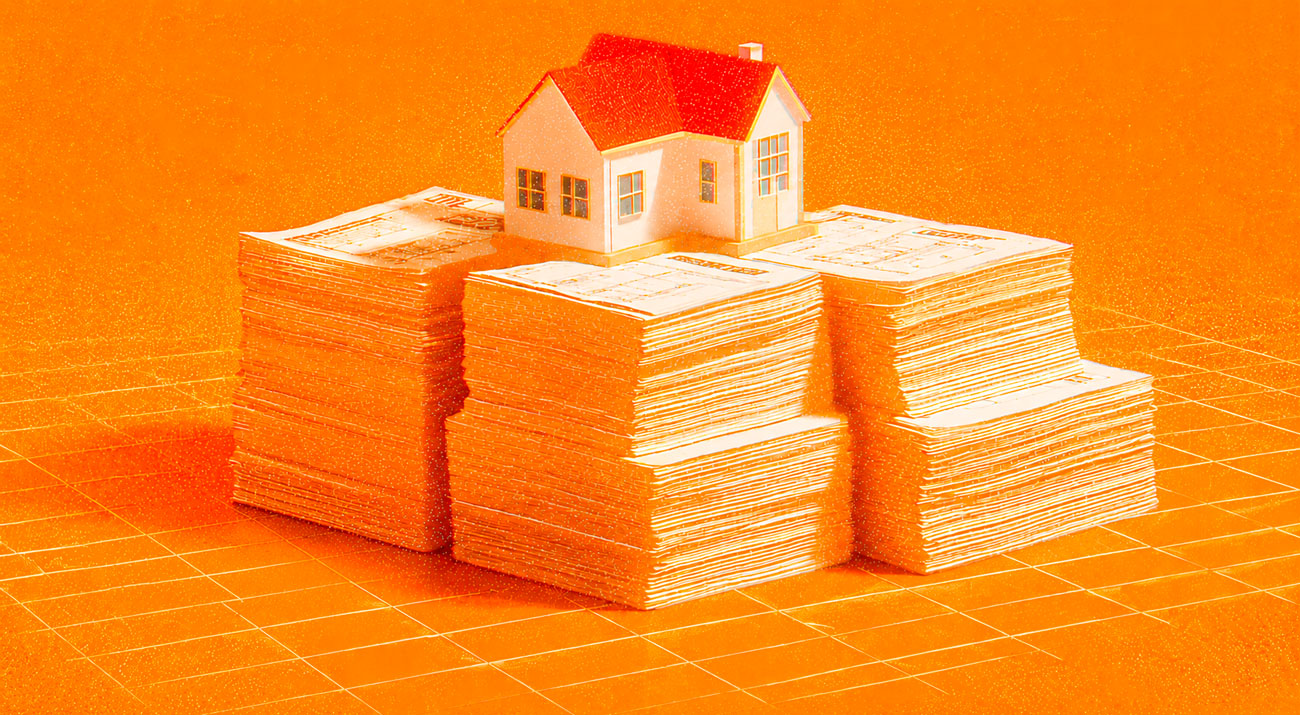 US Housing Construction Site